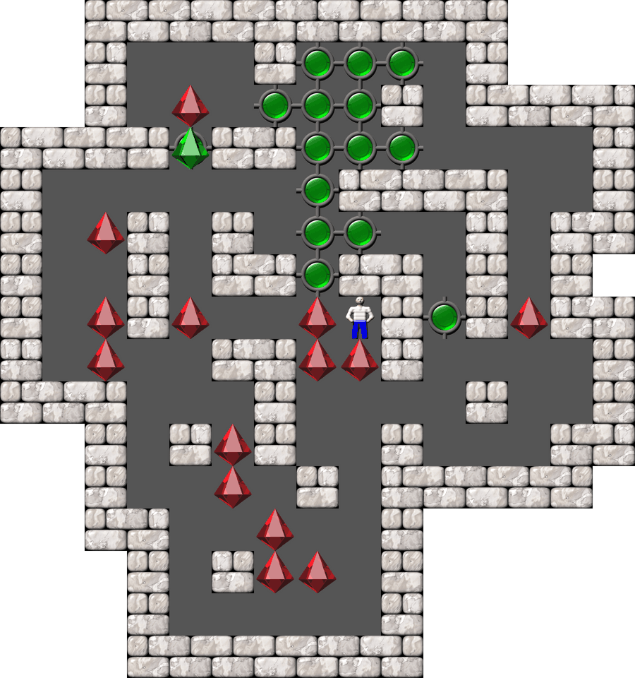 Sokoban Mass Remodel level 148